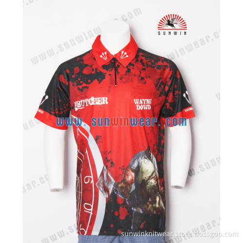 Customize professional sublimation dart polo shirts